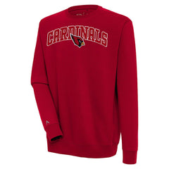 Antigua Victory Chenille Pullover Sweatshirt - Arizona Cardinals