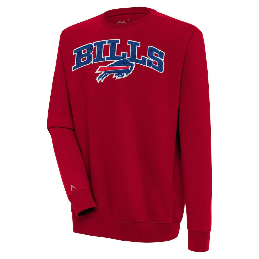 Antigua Victory Chenille Pullover Sweatshirt - Buffalo Bills
