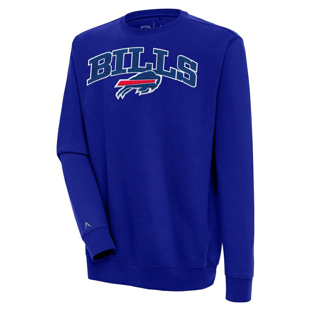 Antigua Victory Chenille Pullover Sweatshirt - Buffalo Bills