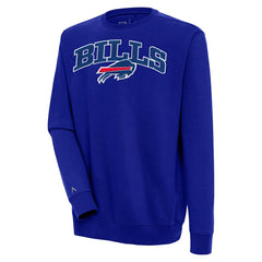 Antigua Victory Chenille Pullover Sweatshirt - Buffalo Bills