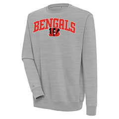 Antigua Victory Chenille Pullover Sweatshirt - Cincinnati Bengals