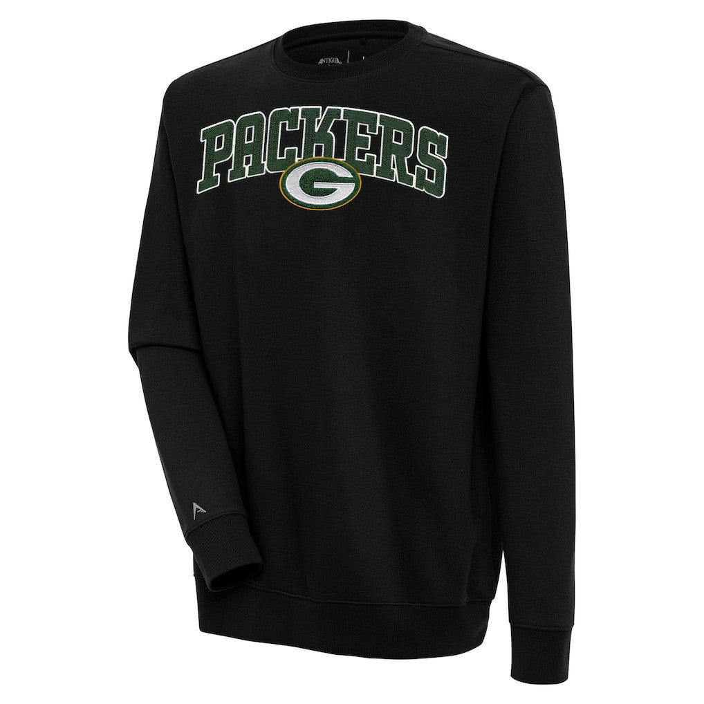 Antigua Victory Chenille Pullover Sweatshirt - Green Bay Packers