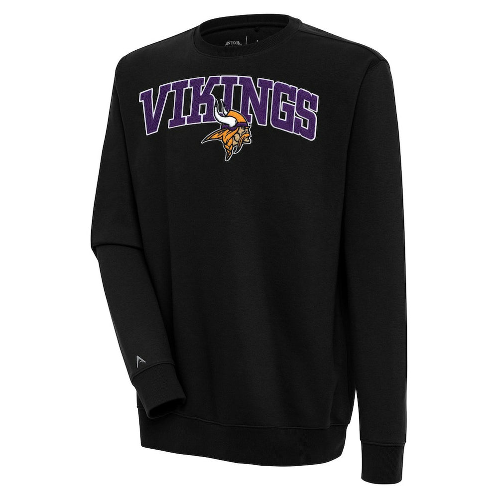 Antigua Victory Chenille Pullover Sweatshirt - Minnesota Vikings