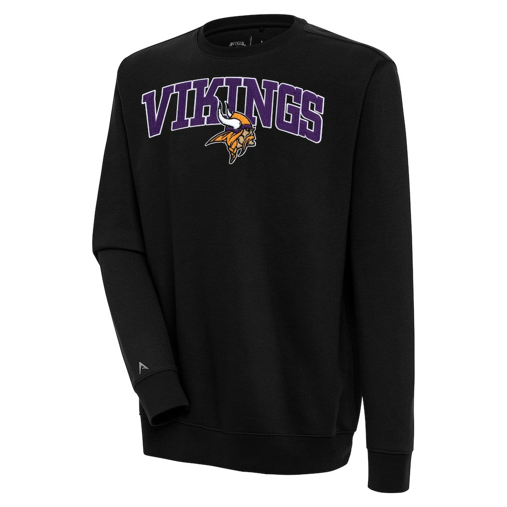 Antigua Victory Chenille Pullover Sweatshirt - Minnesota Vikings