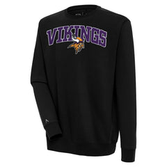 Antigua Victory Chenille Pullover Sweatshirt - Minnesota Vikings