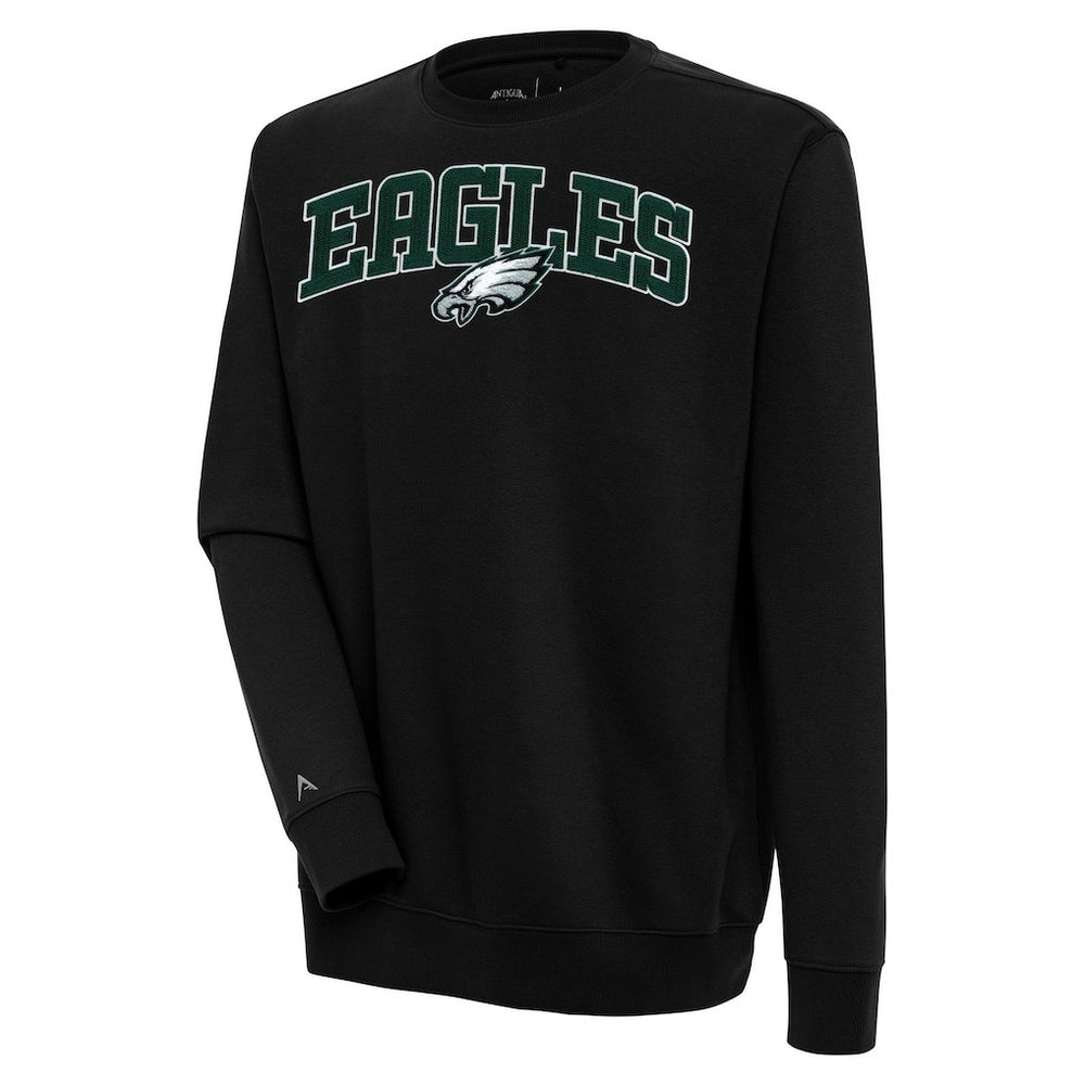 Antigua Victory Chenille Pullover Sweatshirt - Philadelphia Eagles