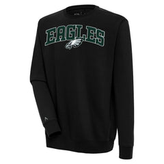 Antigua Victory Chenille Pullover Sweatshirt - Philadelphia Eagles