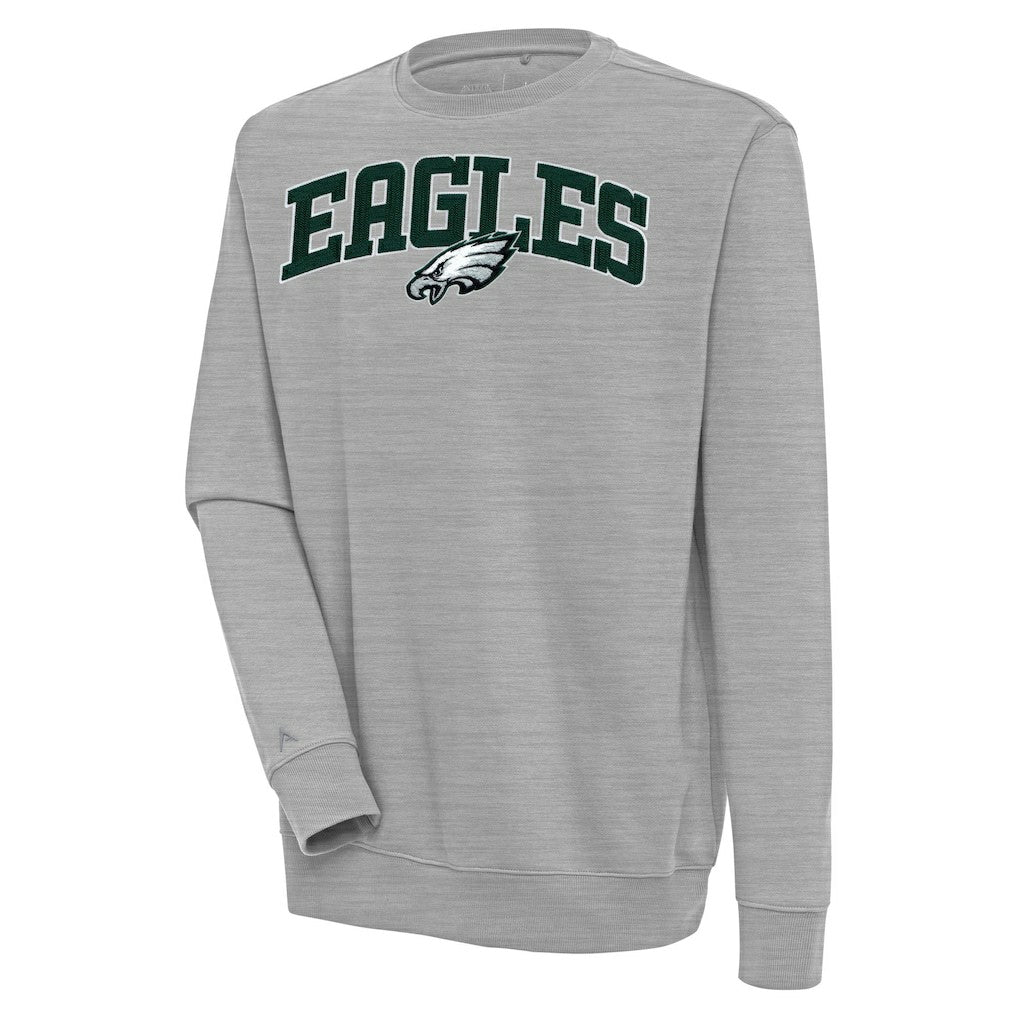 Antigua Victory Chenille Pullover Sweatshirt - Philadelphia Eagles