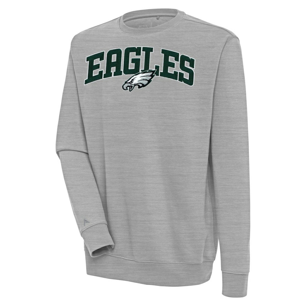 Antigua Victory Chenille Pullover Sweatshirt - Philadelphia Eagles