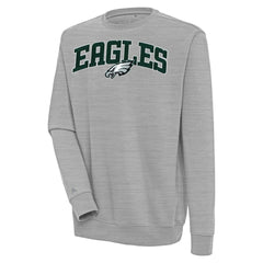 Antigua Victory Chenille Pullover Sweatshirt - Philadelphia Eagles