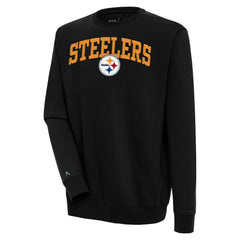 Antigua Victory Chenille Pullover Sweatshirt - Pittsburgh Steelers