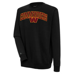 Antigua Victory Chenille Pullover Sweatshirt - Washington Commanders