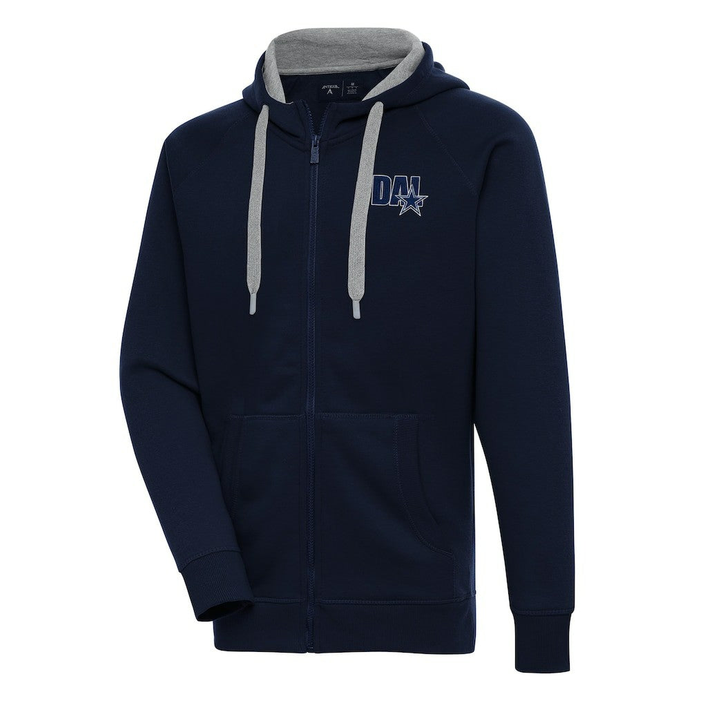 Antigua Victory Full-Zip Hoodie - Dallas Cowboys