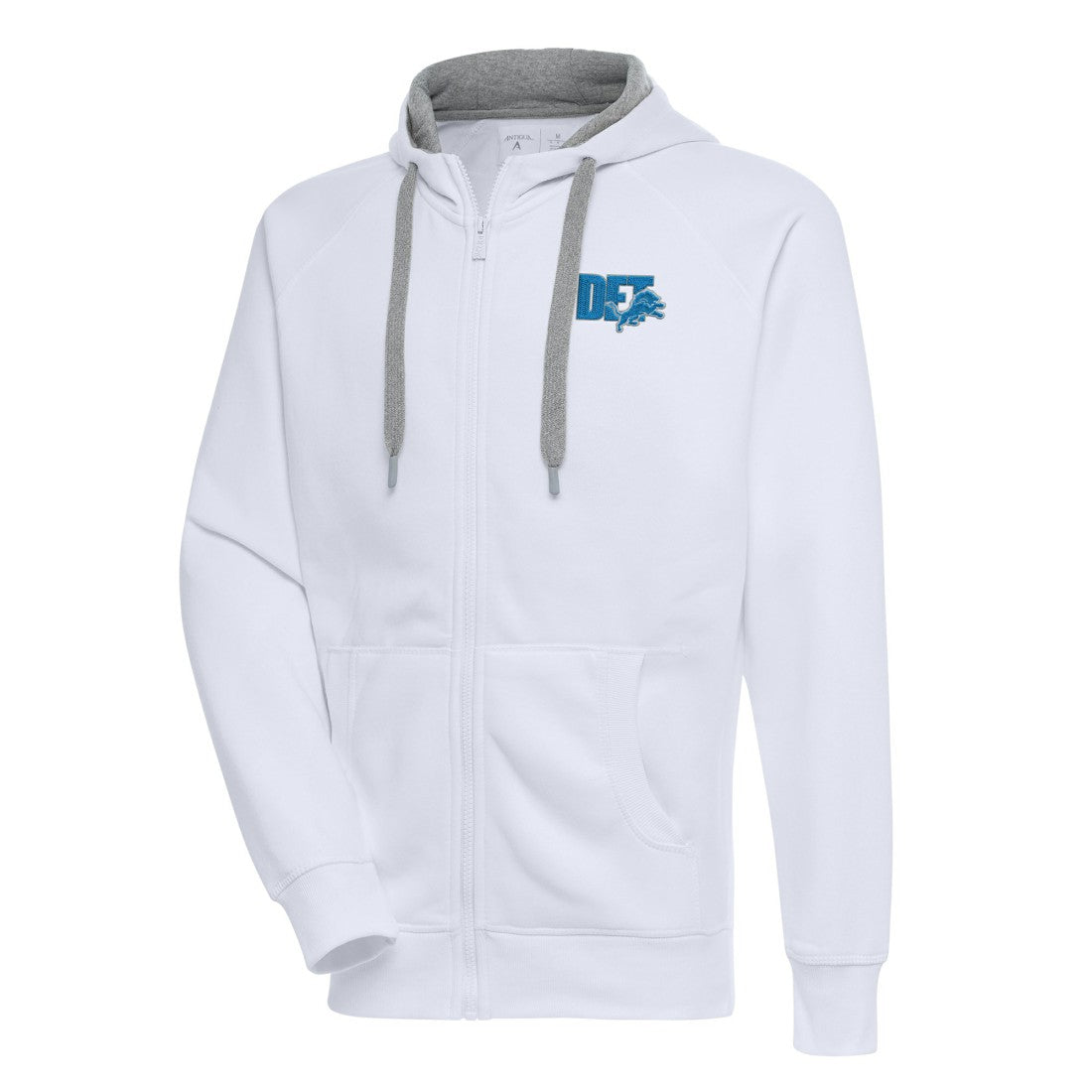 Antigua Victory Full-Zip Hoodie - Detroit Lions