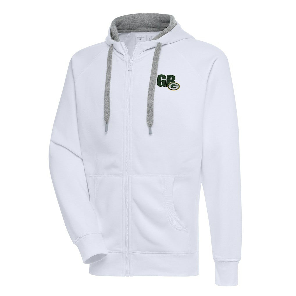 Antigua Victory Full-Zip Hoodie - Green Bay Packers