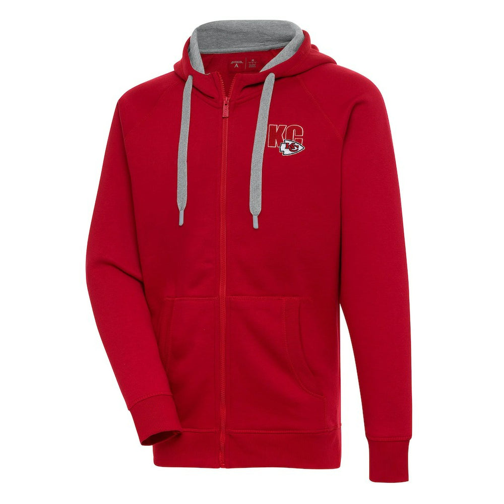 Antigua Victory Full-Zip Hoodie - Kansas City Chiefs