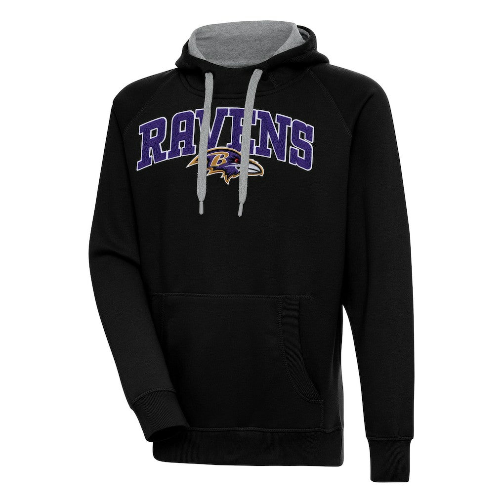 Antigua Victory Pullover Hoodie - Baltimore Ravens