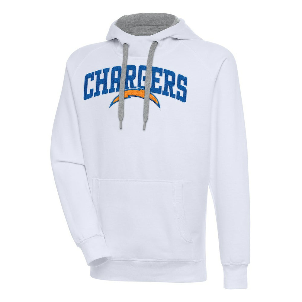 Antigua Victory Pullover Hoodie - Los Angeles Chargers