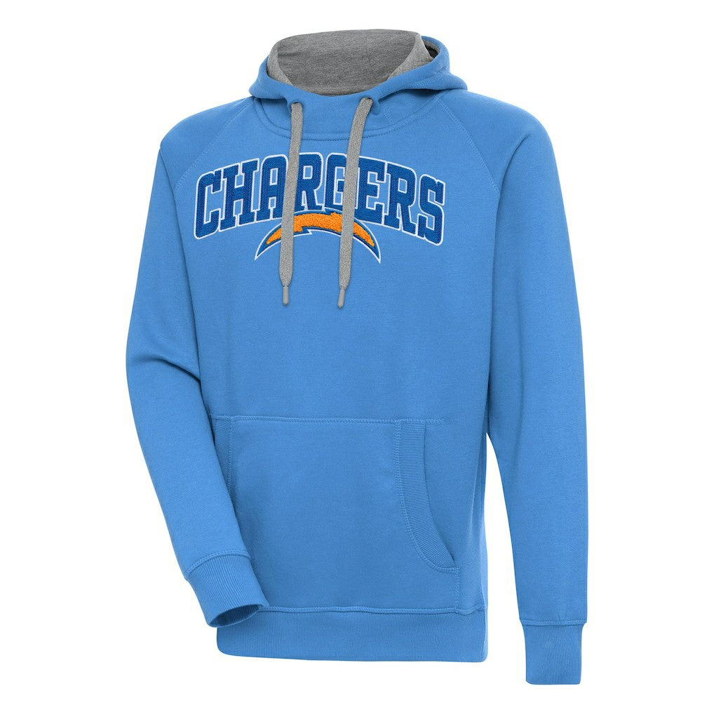 Antigua Victory Pullover Hoodie - Los Angeles Chargers
