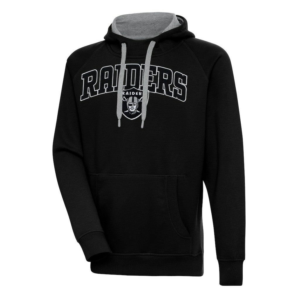 Antigua Victory Pullover Hoodie - Las Vegas Raiders