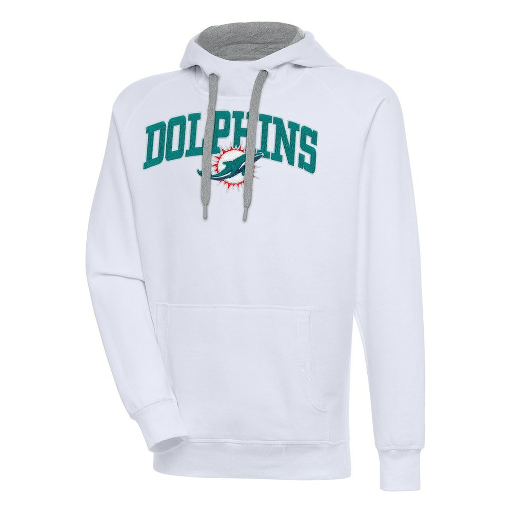 Antigua Victory Pullover Hoodie - Miami Dolphins