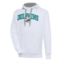 Antigua Victory Pullover Hoodie - Miami Dolphins