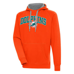 Antigua Victory Pullover Hoodie - Miami Dolphins