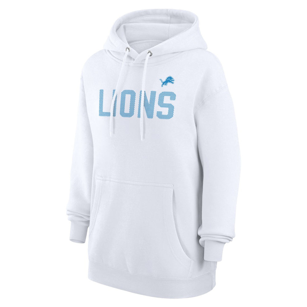 G-III 4Her by Carl Banks Women's Dot Print Pullover Hoodie - Detroit Lions