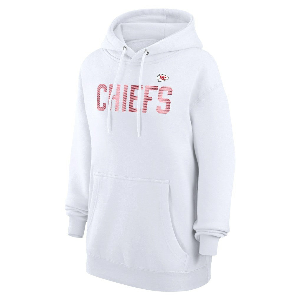G-III 4Her by Carl Banks Women's Dot Print Pullover Hoodie - Kansas City Chiefs