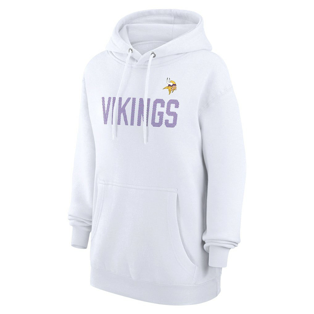 G-III 4Her by Carl Banks Women's Dot Print Pullover Hoodie - Minnesota Vikings