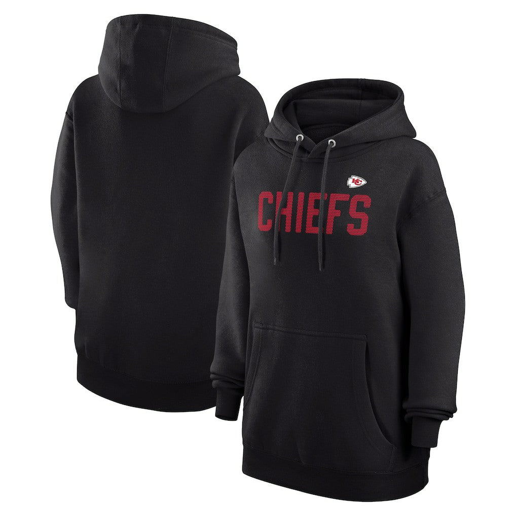 G-III 4Her by Carl Banks Women's Dot Print Pullover Hoodie - Kansas City Chiefs
