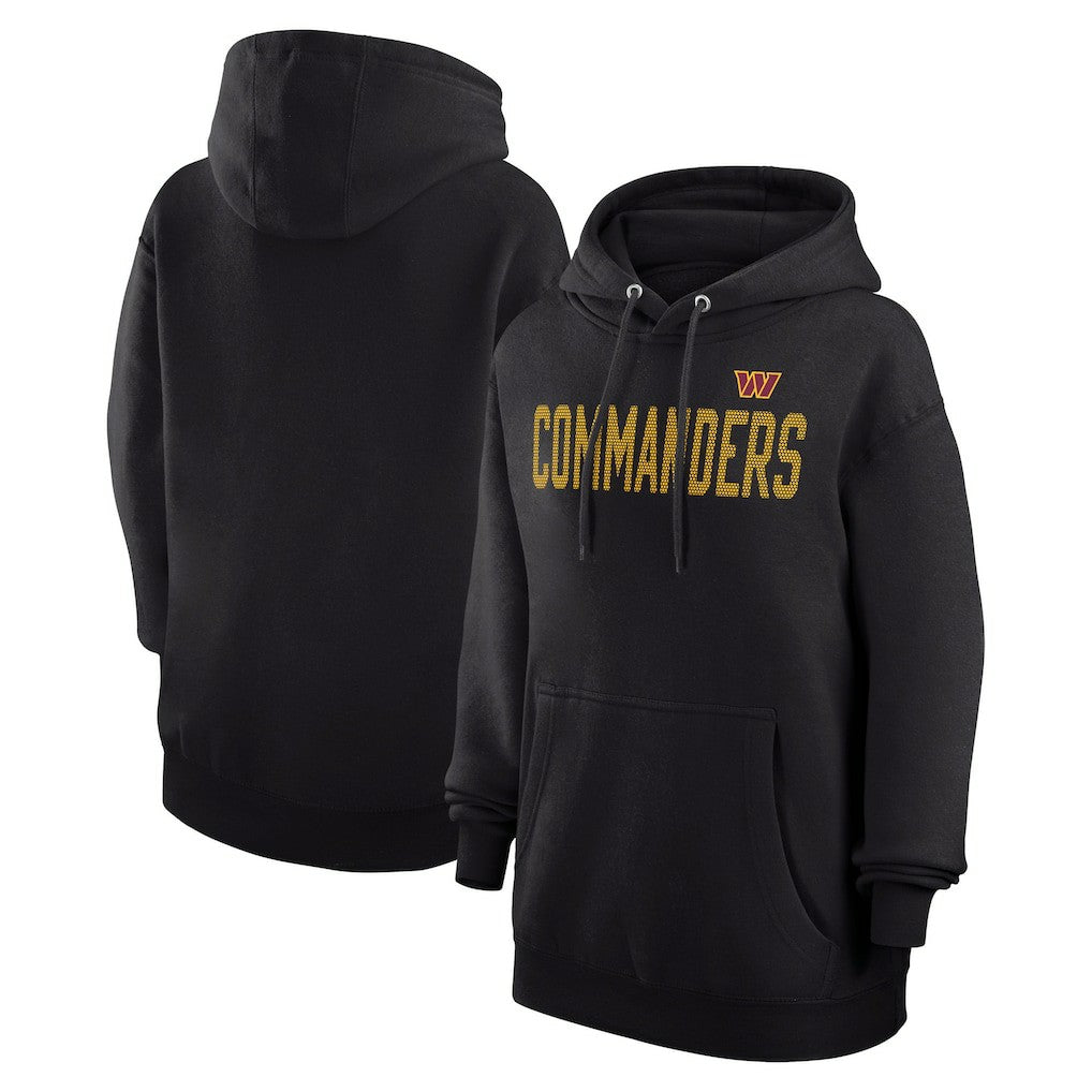 G-III 4Her by Carl Banks Women's Dot Print Pullover Hoodie - Washington Commanders
