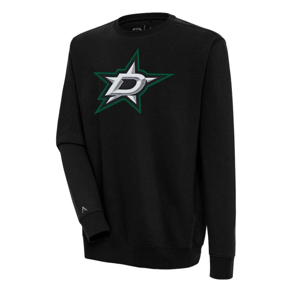 NHL Black Dallas Stars Antigua Victory Pullover Sweatshirt