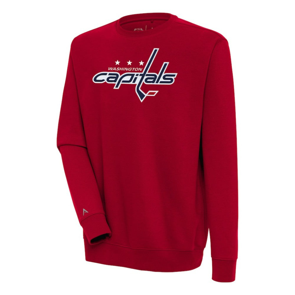 NHL Red Washington Capitals Antigua Victory Pullover Sweatshirt