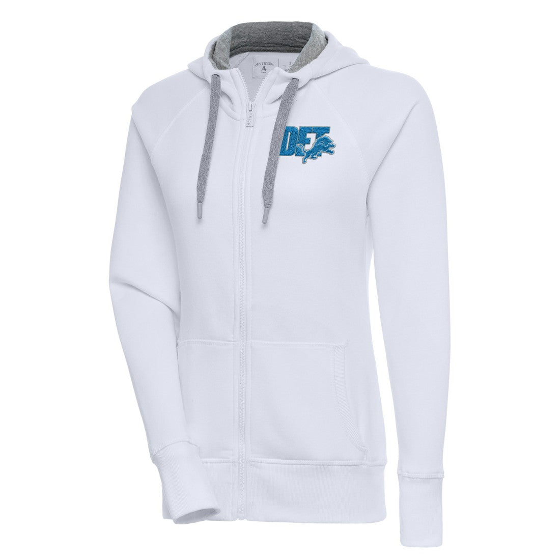 Antigua Women's Victory Full-Zip Hoodie - Detroit Lions