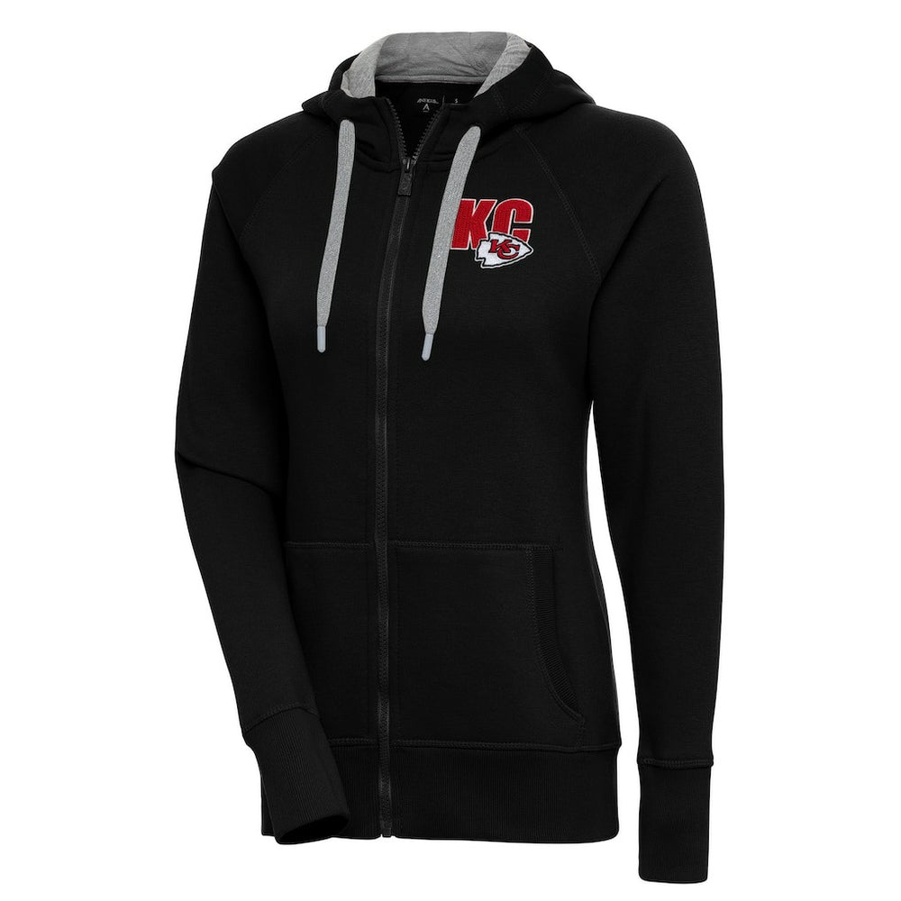 Antigua Women's Victory Full-Zip Hoodie - Kansas City Chiefs