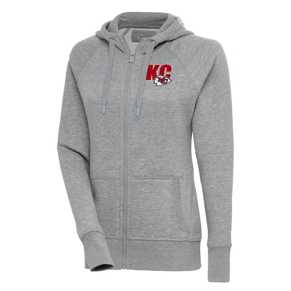 Antigua Women's Victory Full-Zip Hoodie - Kansas City Chiefs