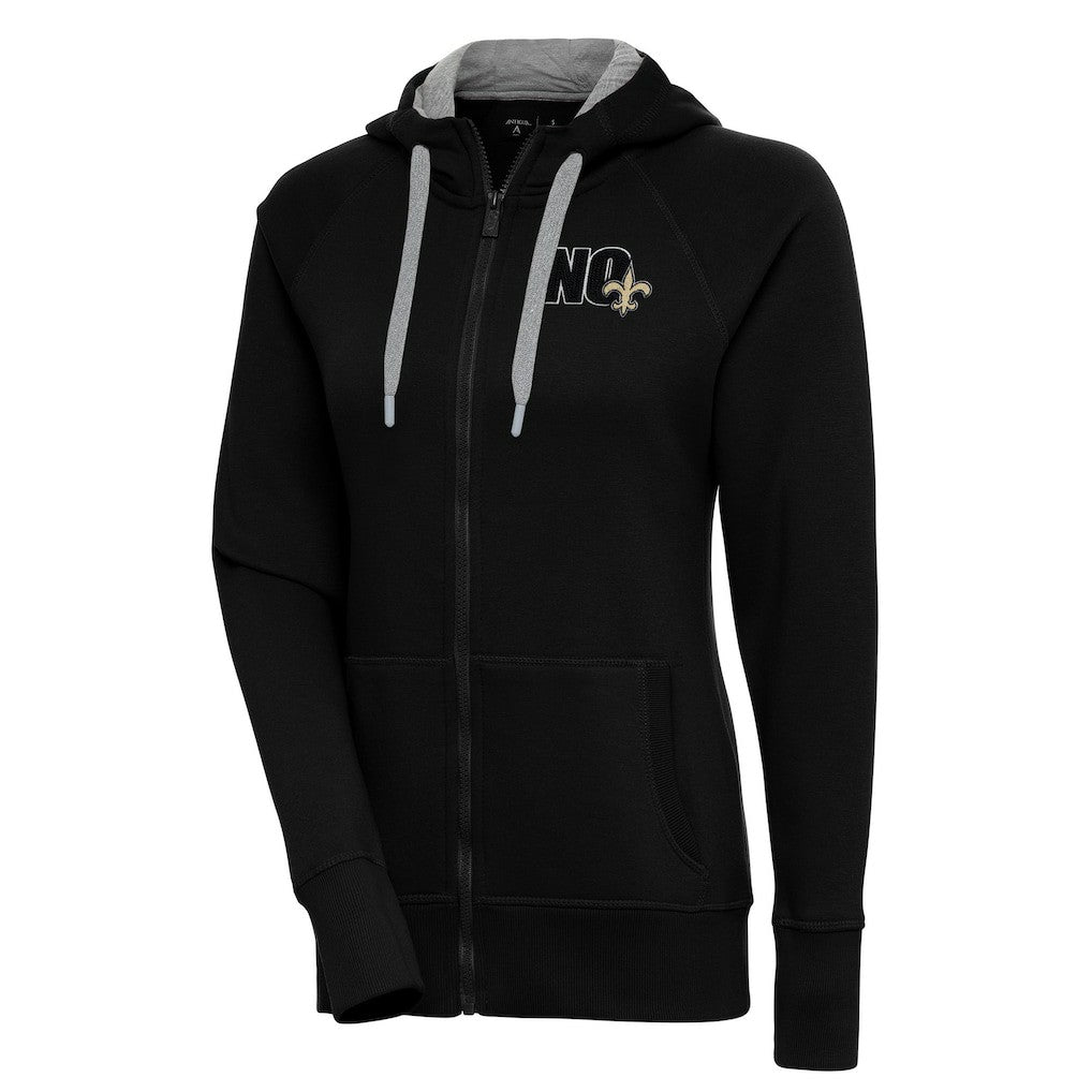 Antigua Women's Victory Full-Zip Hoodie - New Orleans Saints