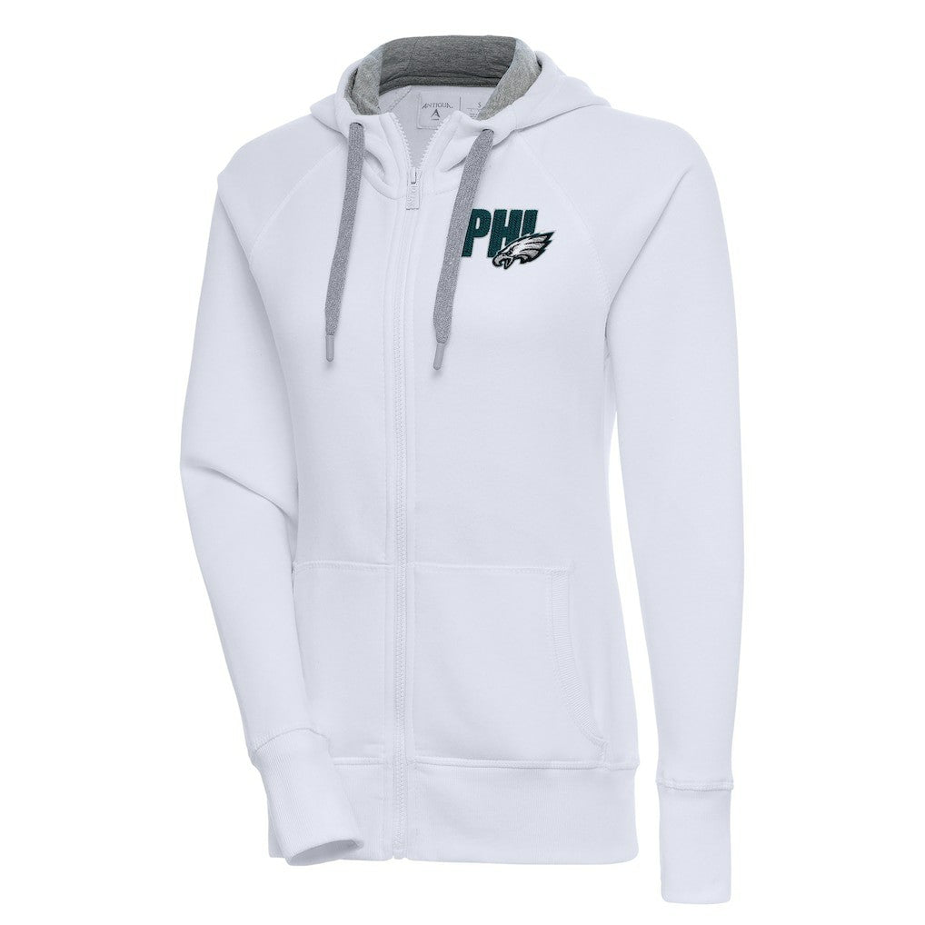 Antigua Women's Victory Full-Zip Hoodie - Philadelphia Eagles
