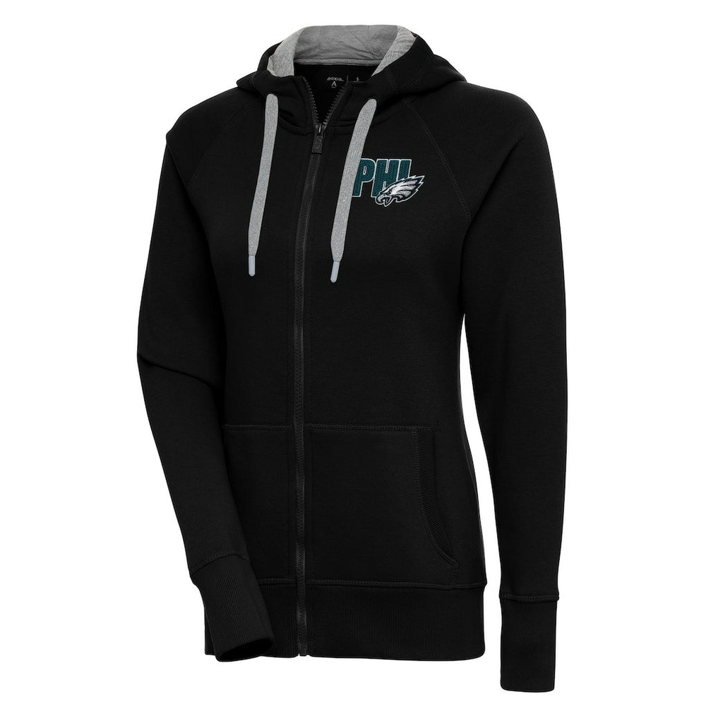 Antigua Women's Victory Full-Zip Hoodie - Philadelphia Eagles