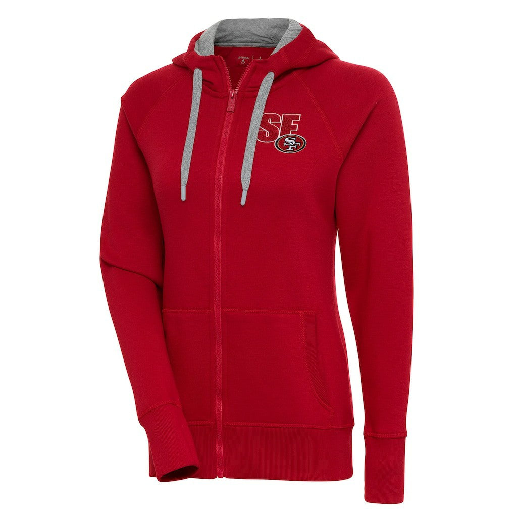 Antigua Women's Victory Full-Zip Hoodie - San Francisco 49ers