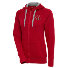 Antigua Women's Victory Full-Zip Hoodie - San Francisco 49ers