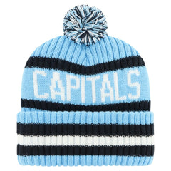 NHL Light Blue Washington Capitals '47 Cherry Blossom Bering Cuffed Knit Hat with Pom