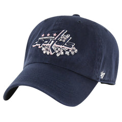 NHL Navy Washington Capitals '47 Core Logo Clean Up Adjustable Hat
