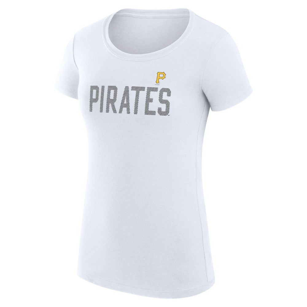 MLB Pittsburgh Pirates G-III 4Her by Carl Banks Women's Super-Slim Fit Lightweight Dot Print T-Shirt