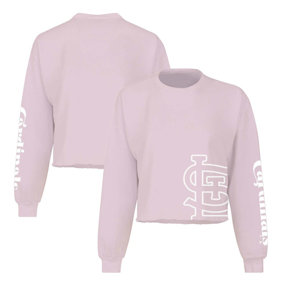 MLB St. Louis Cardinals Fanatics Women's Cropped Slouchy Long Sleeve T-Shirt