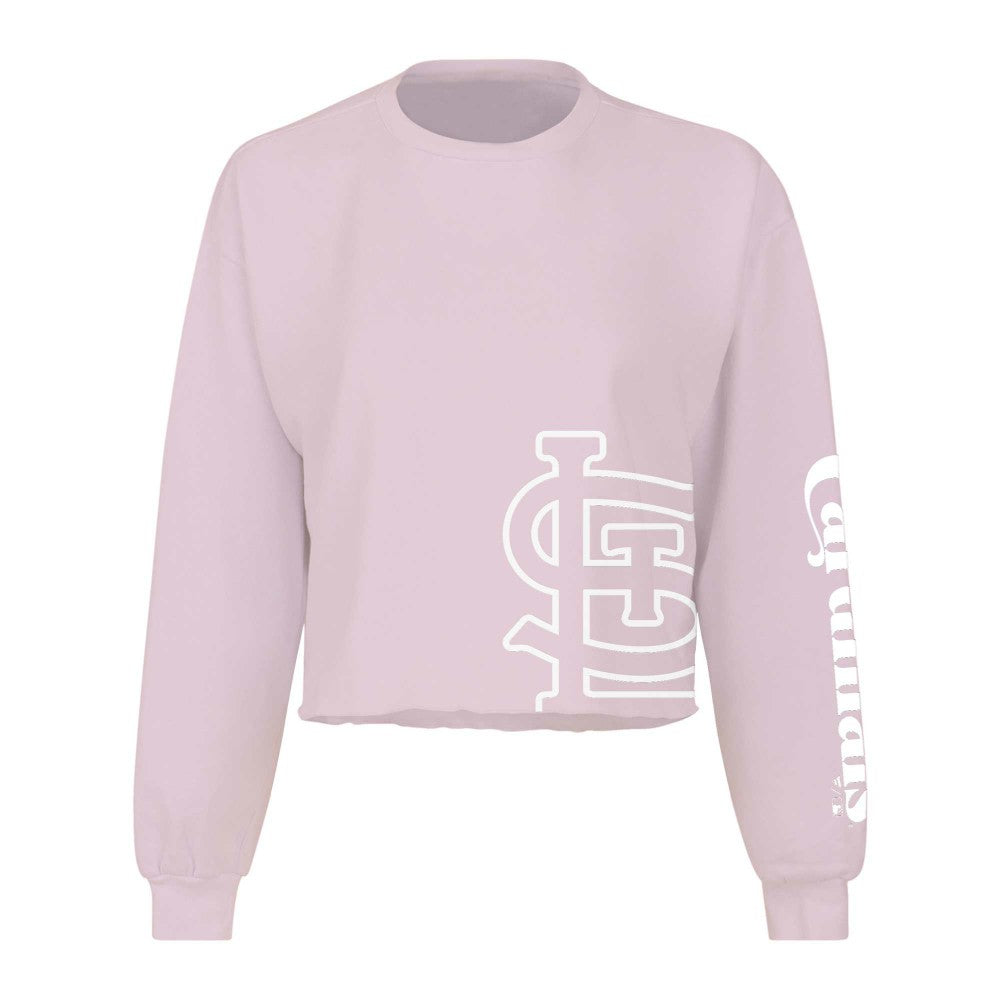 MLB St. Louis Cardinals Fanatics Women's Cropped Slouchy Long Sleeve T-Shirt