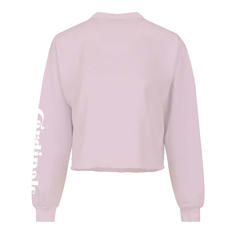 MLB St. Louis Cardinals Fanatics Women's Cropped Slouchy Long Sleeve T-Shirt