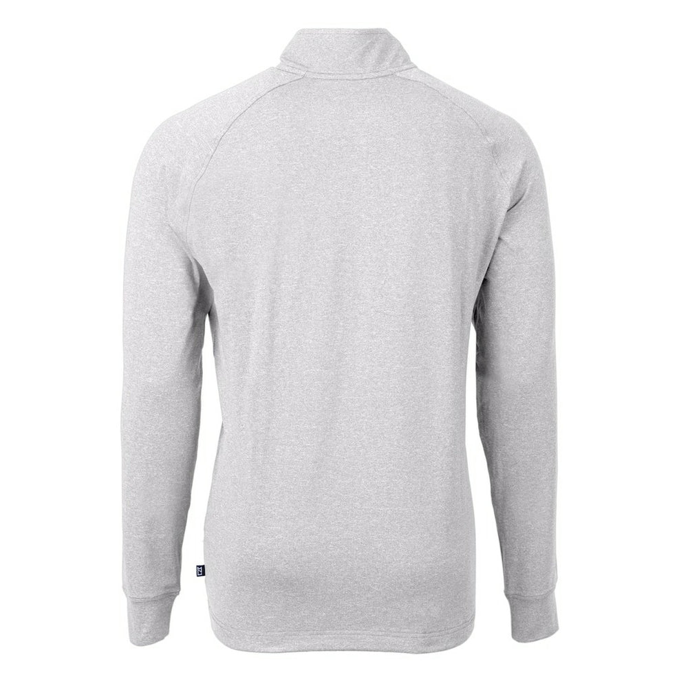 Cutter & Buck Big & Tall Adapt Eco Knit Quarter-Zip Pullover Top - Carolina Panthers