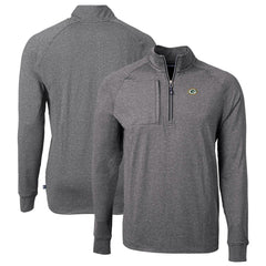Cutter & Buck Big & Tall Adapt Eco Knit Quarter-Zip Pullover Top - Green Bay Packers